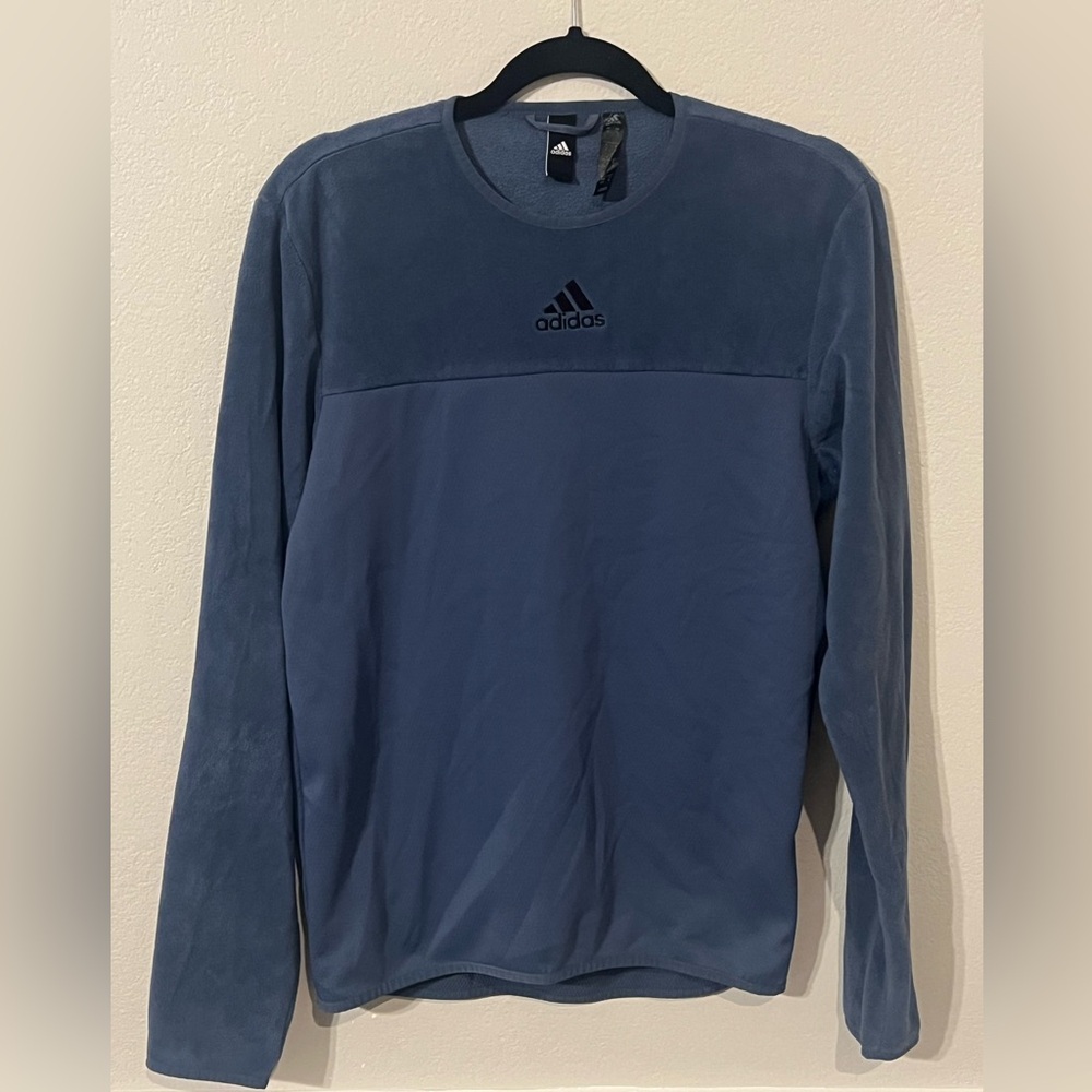 Adidas Women’s DZ5736 Blue Sweater Fleece